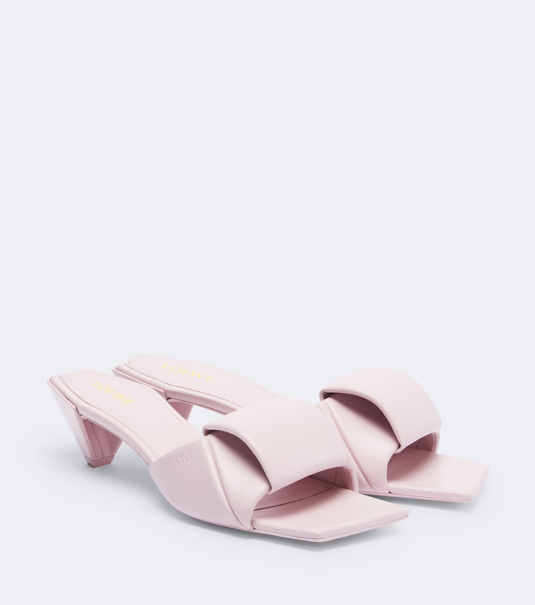 Loewe - Origami leather mules