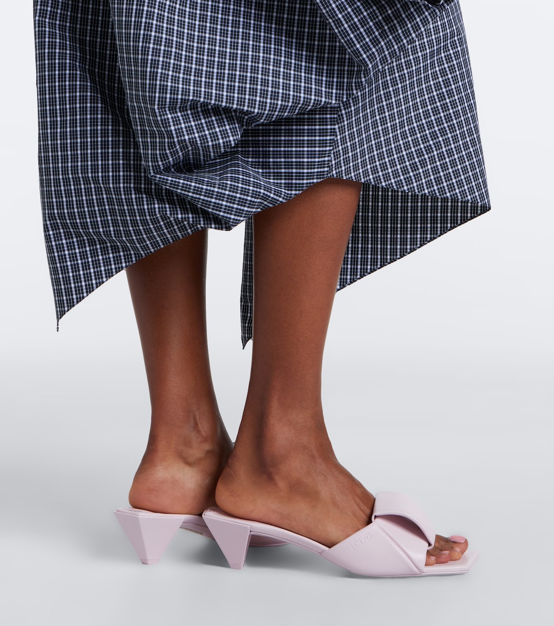 Loewe - Origami leather mules