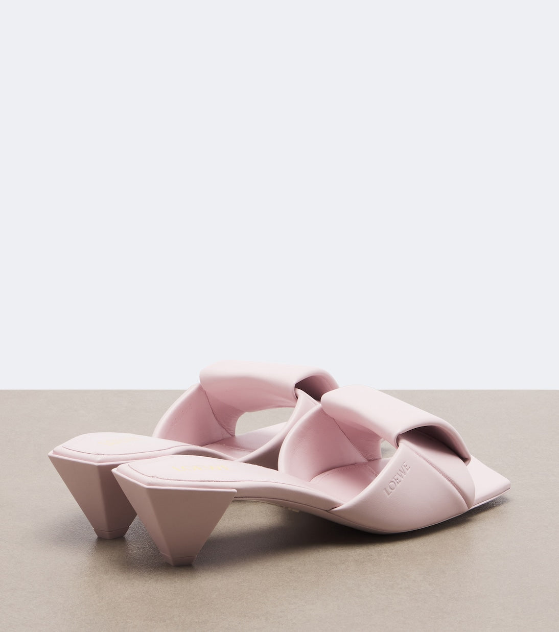 Loewe - Origami leather mules