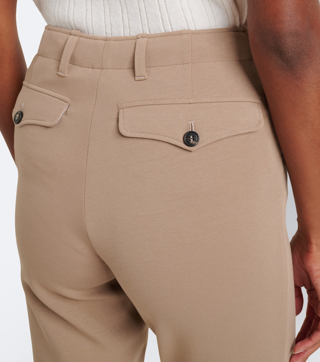 Eleventy - Suede trimmed capris