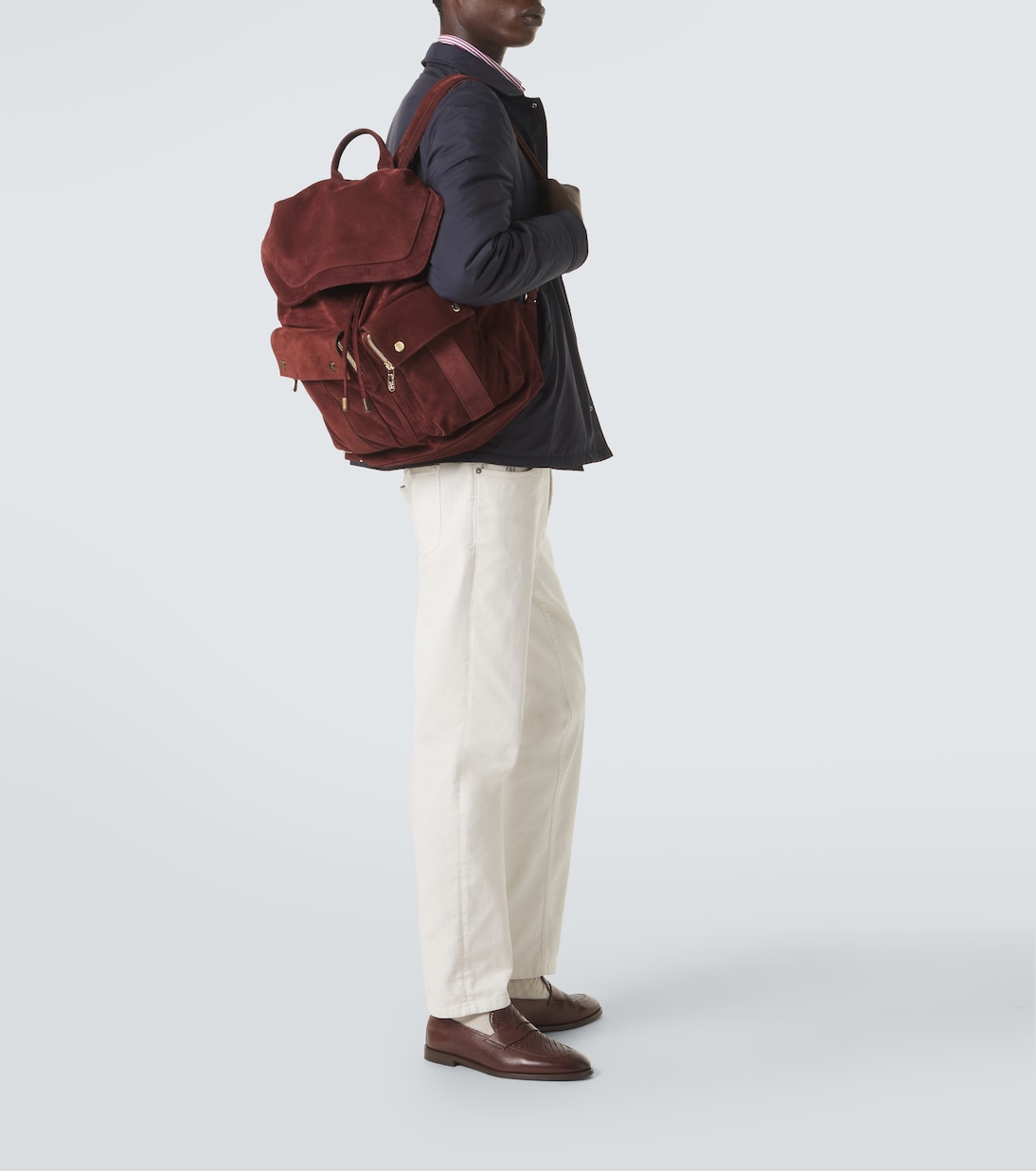 Brunello Cucinelli - Suede backpack