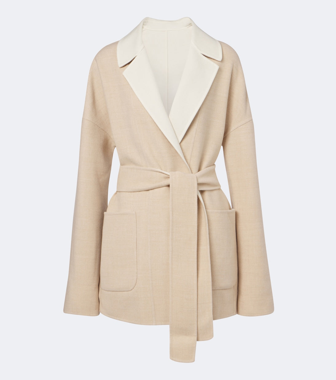 Eleventy - Reversible wool wrap coat