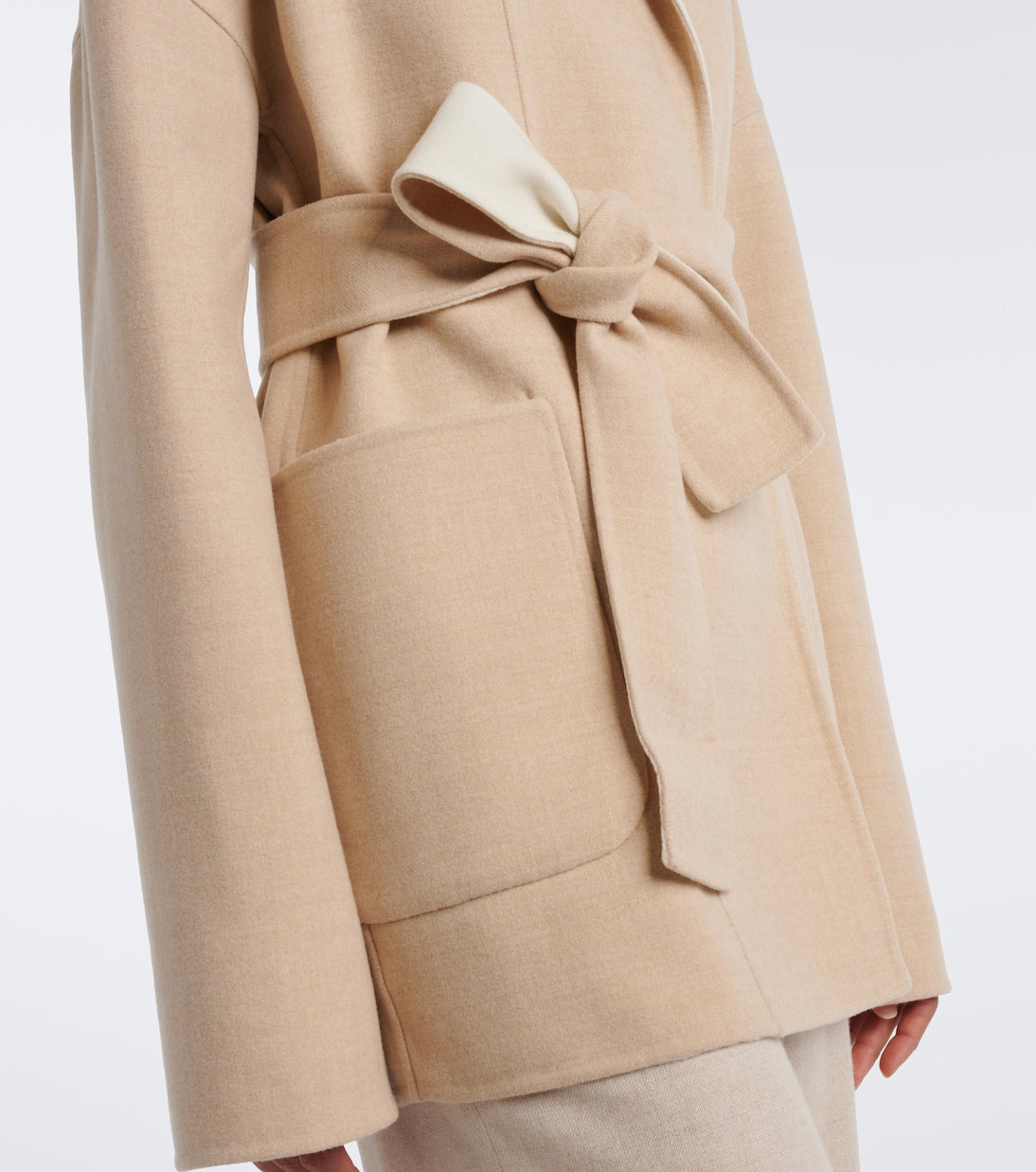 Eleventy - Reversible wool wrap coat