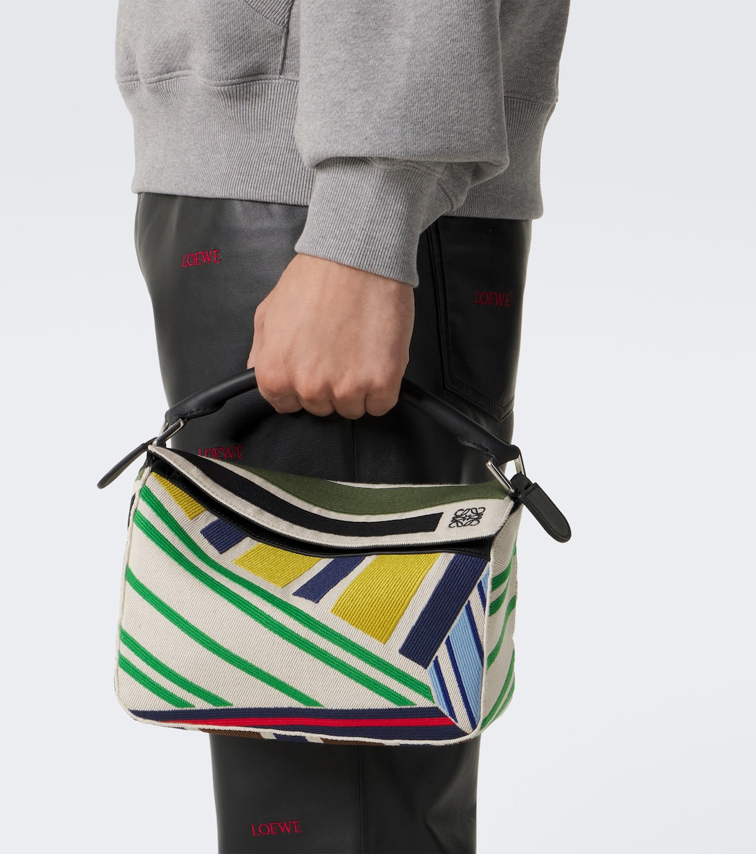 Loewe - Puzzle Small embroidered shoulder bag