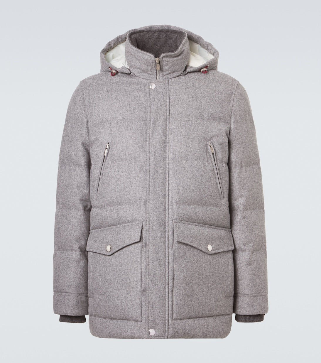 Brunello Cucinelli - Wool flannel down jacket