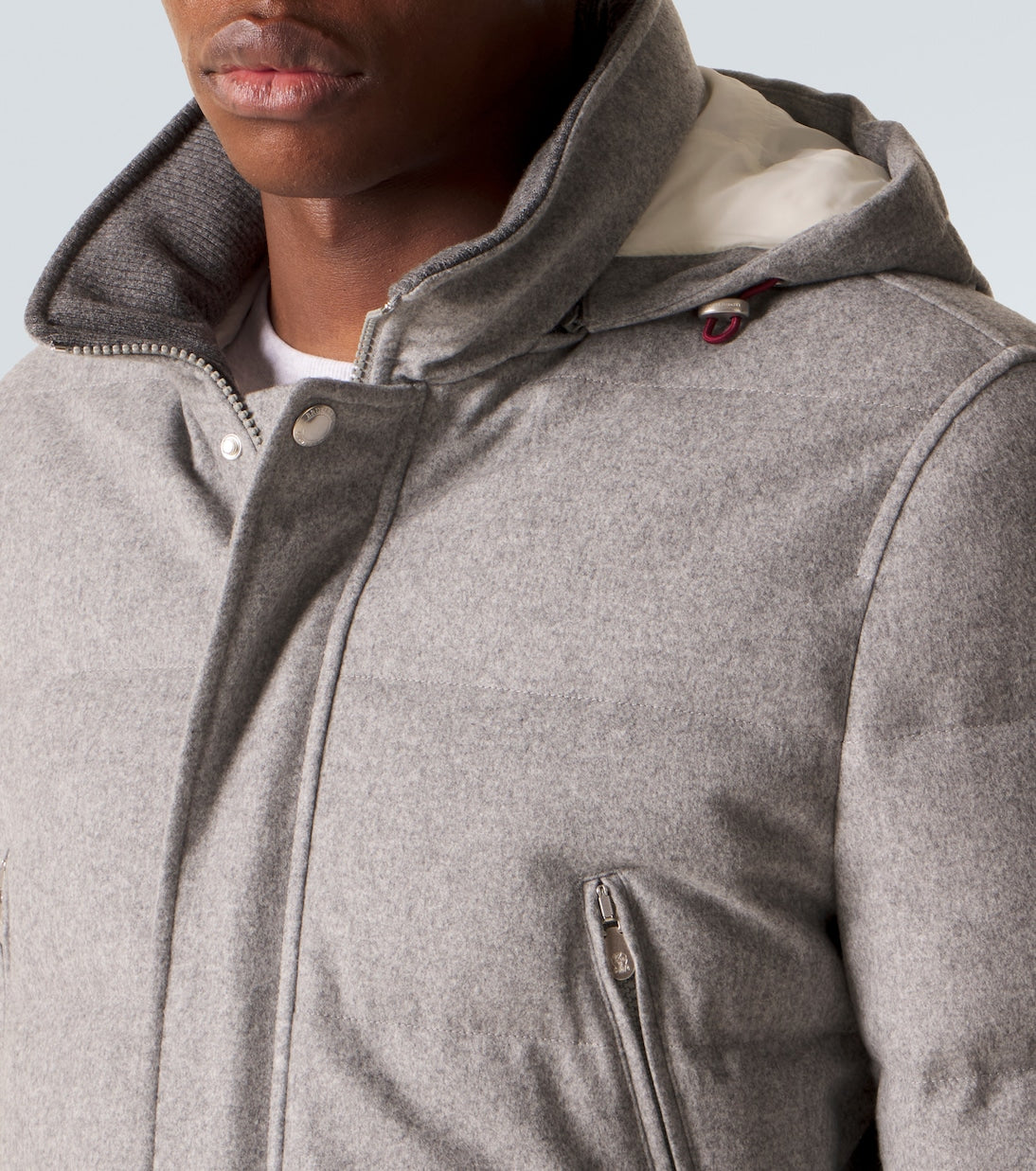 Brunello Cucinelli - Wool flannel down jacket