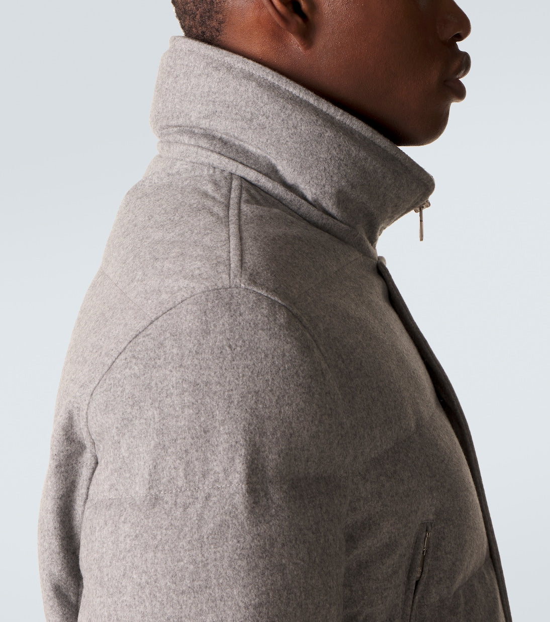 Brunello Cucinelli - Wool flannel down jacket