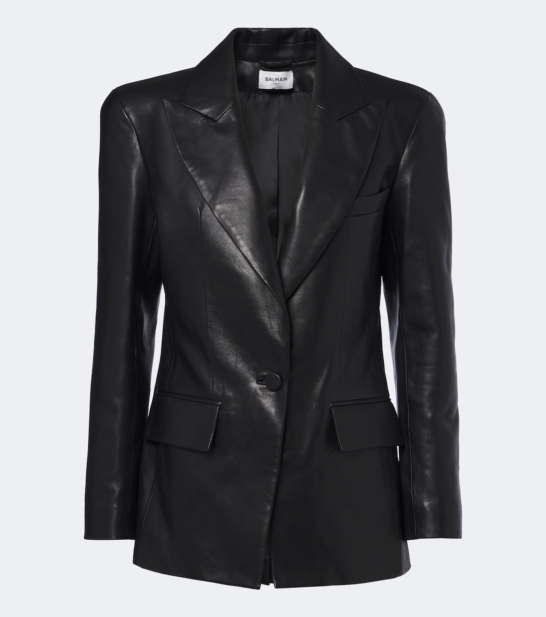 Balmain - Leather blazer
