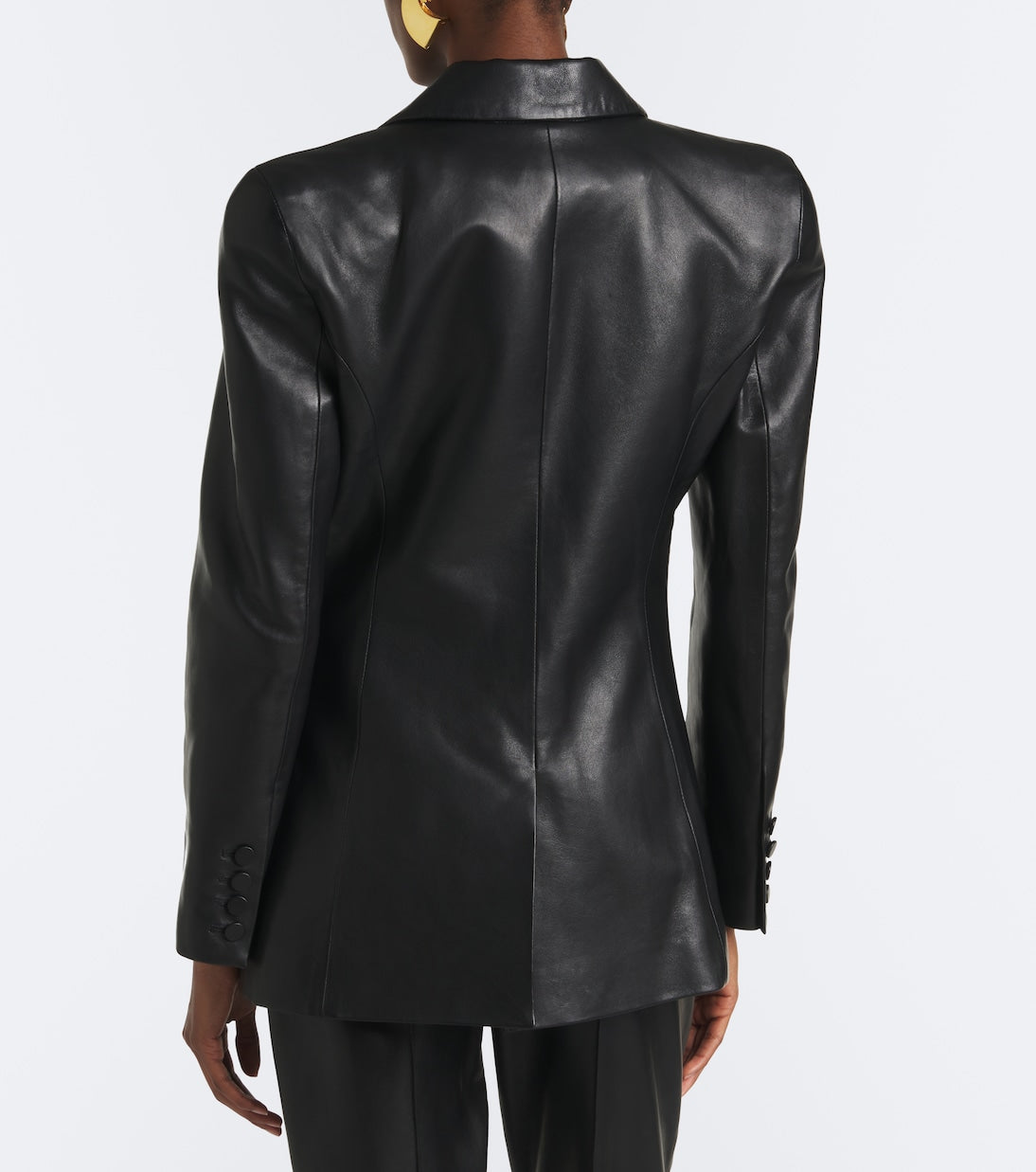 Balmain - Leather blazer