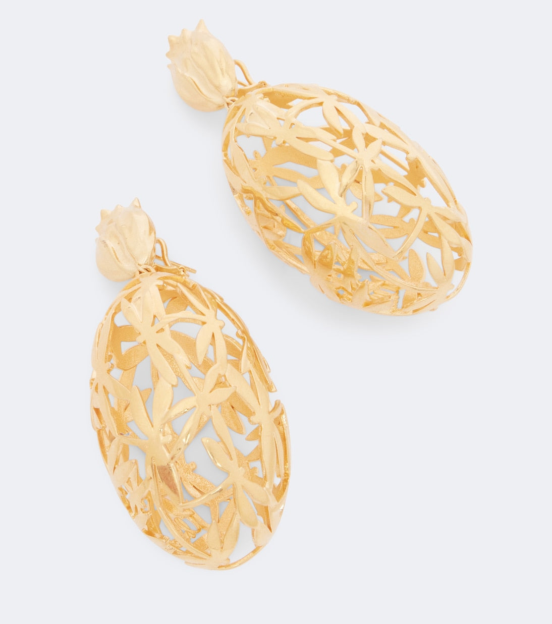 Chloé - Laiton drop earrings