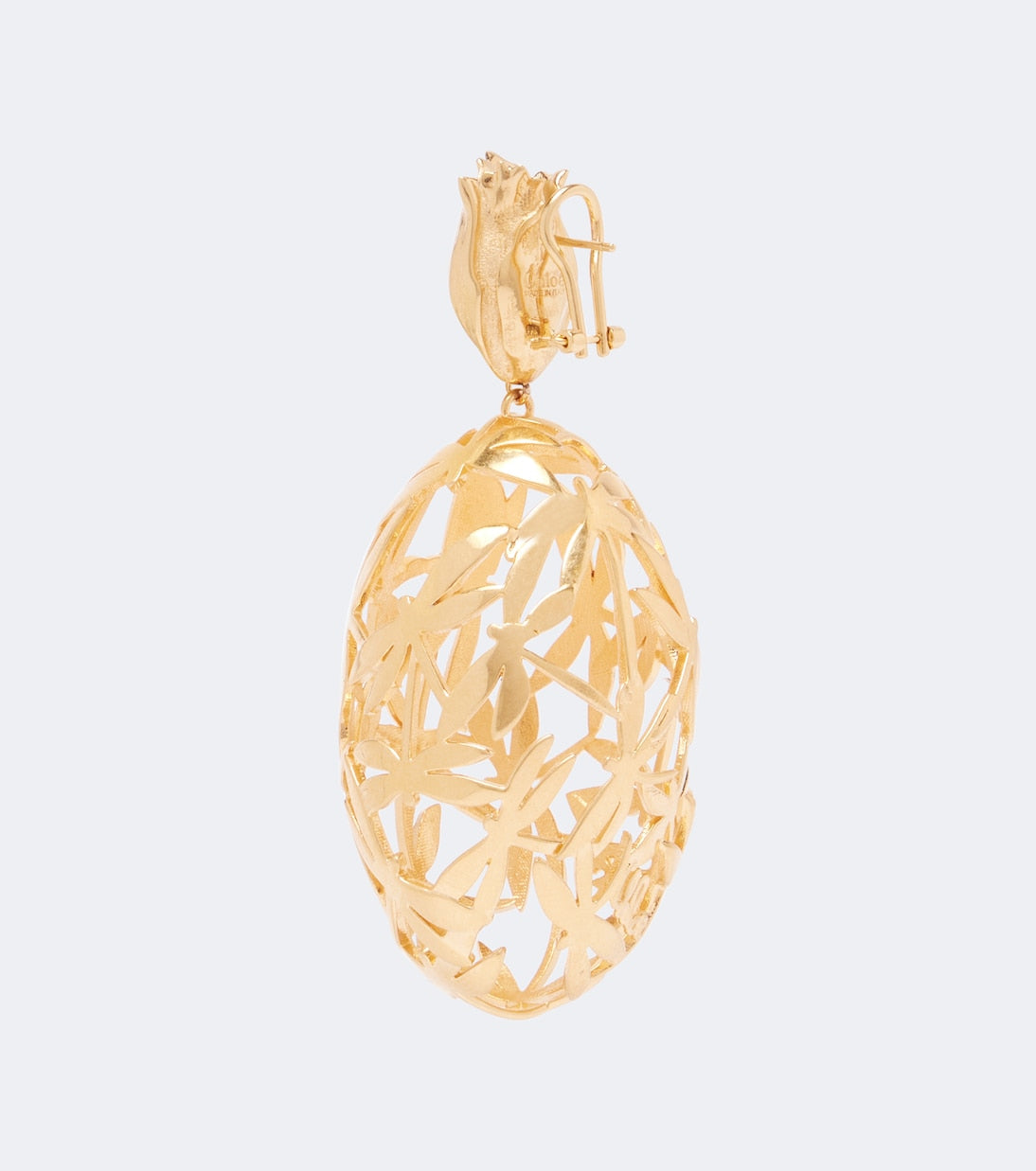 Chloé - Laiton drop earrings