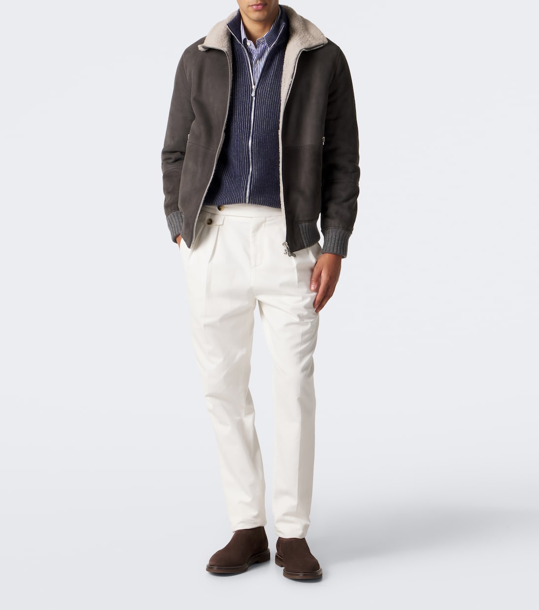 Brunello Cucinelli - Cotton slim pants
