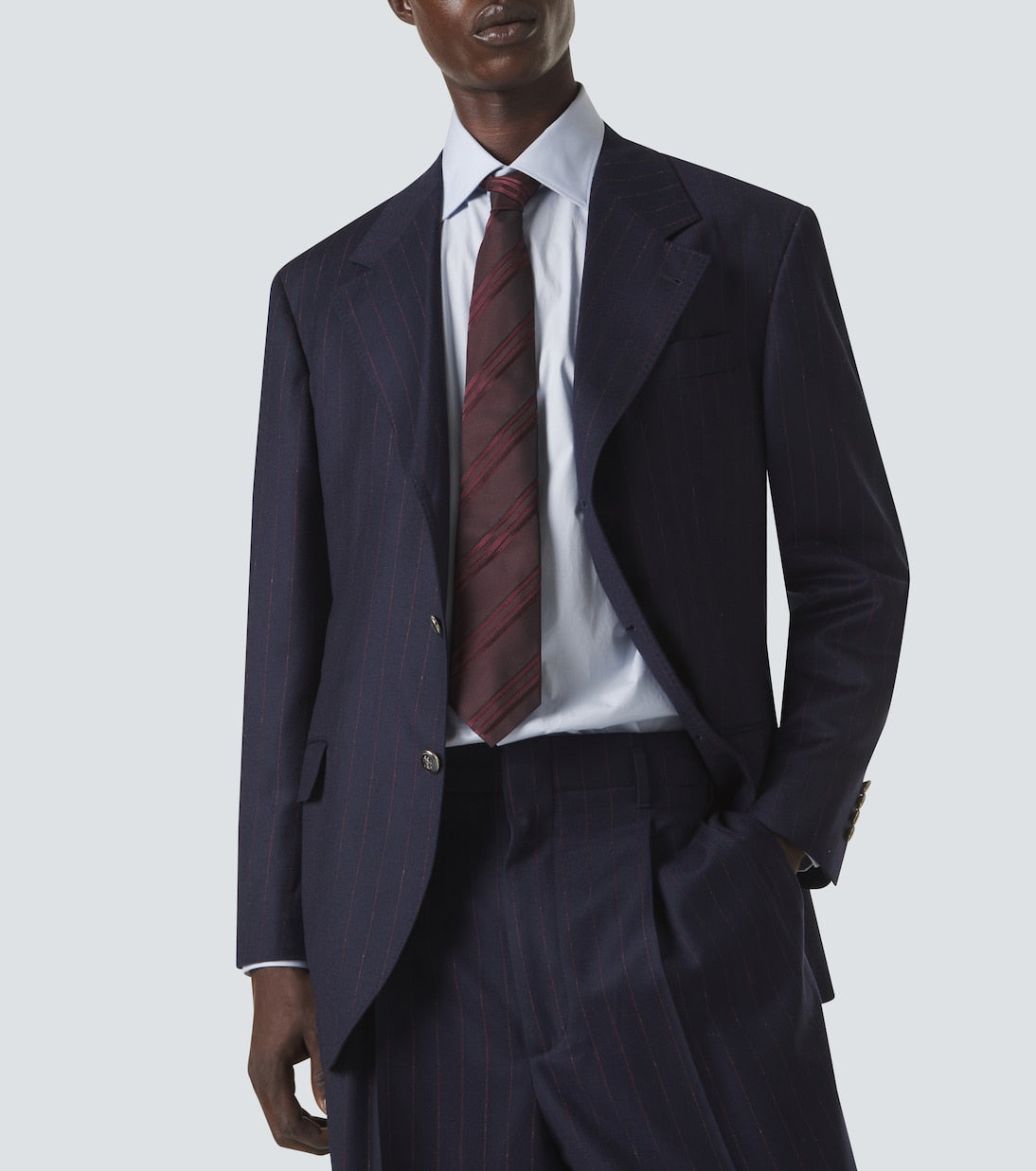 Brunello Cucinelli - Striped silk tie
