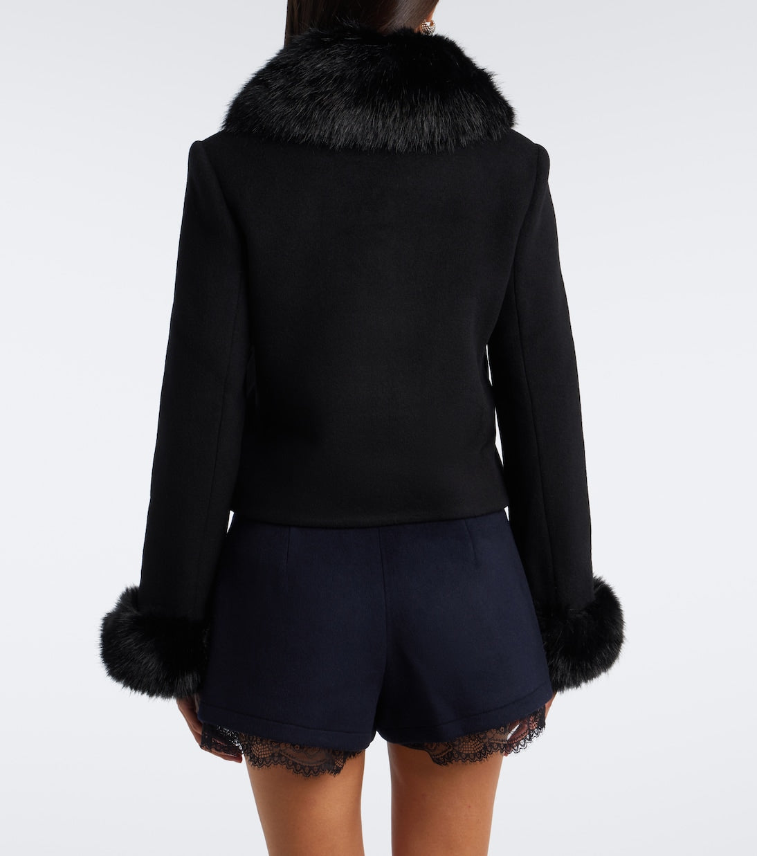 Self-Portrait - Wool-blend jacket