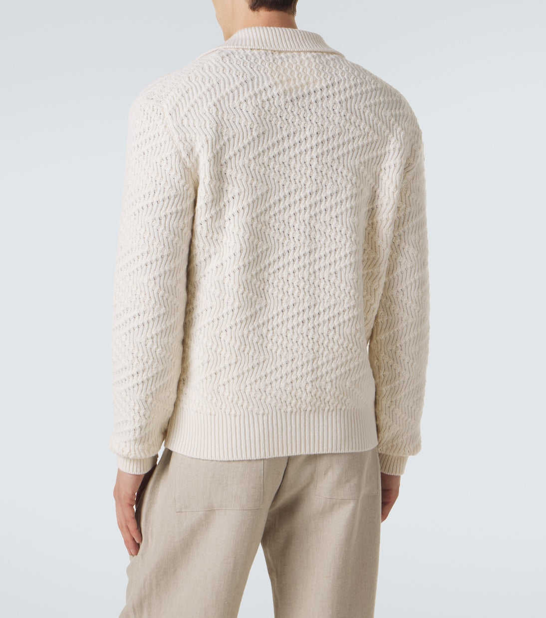 Missoni - Zigzag wool-blend polo sweater