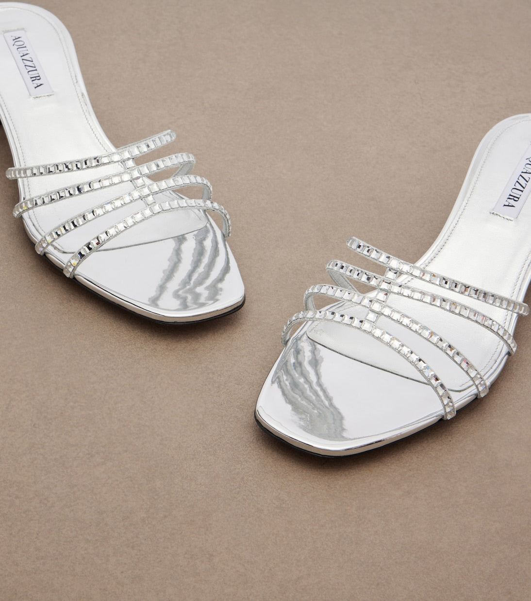 Aquazzura - Sensation embellished leather sandals