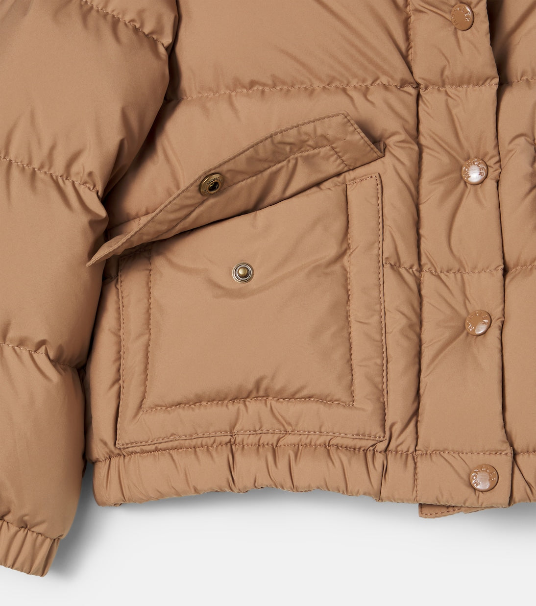 Moncler Enfant - Hooded technical down jacket