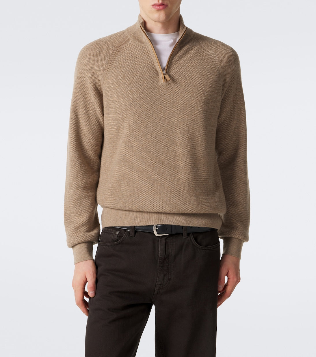 Zegna - Cashmere half-zip sweater