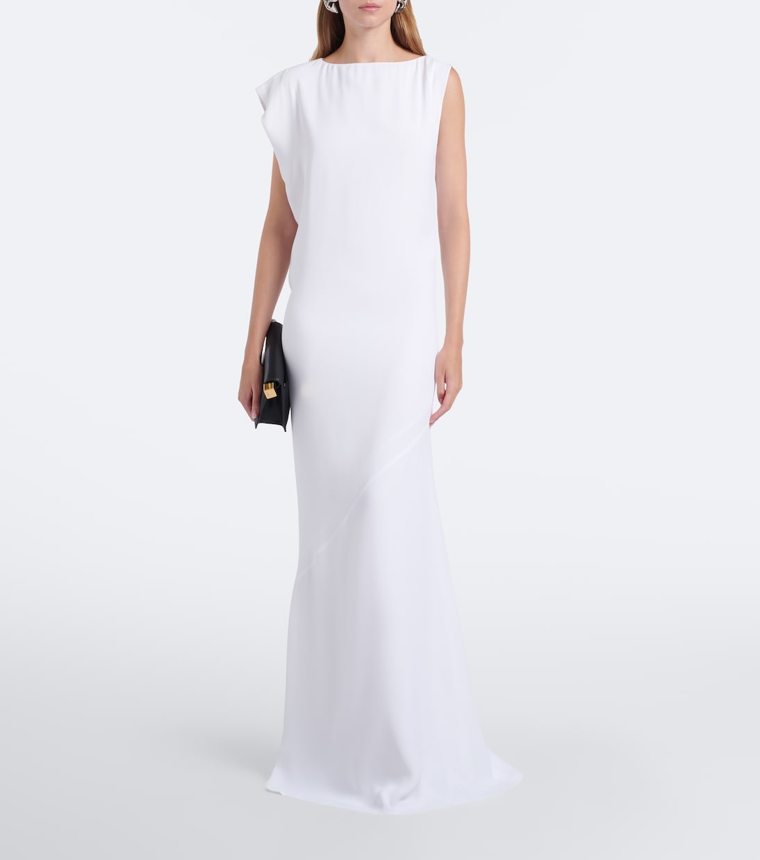Jacquemus - Drapée jersey maxi dress