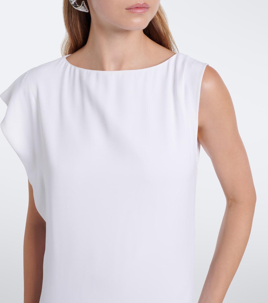 Jacquemus - Drapée jersey maxi dress