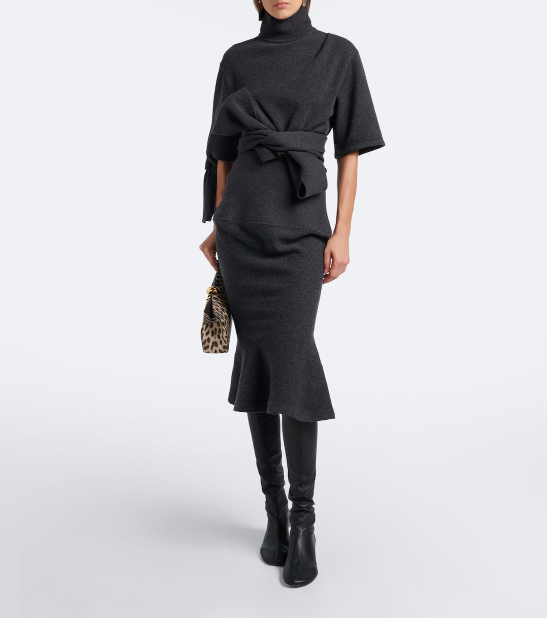 Jacquemus - Fiocco wool and cashmere turtleneck sweater