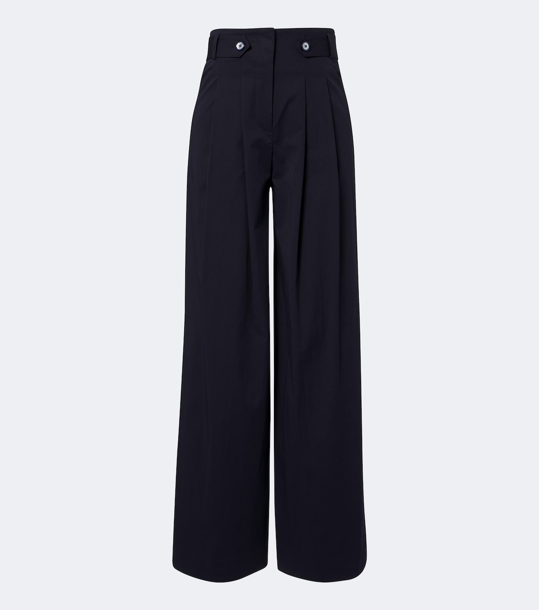 Veronica Beard - Allman pleated cotton-blend wide-leg pants