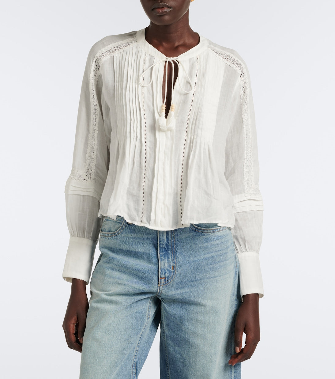 Veronica Beard - Sawyer ramie blouse