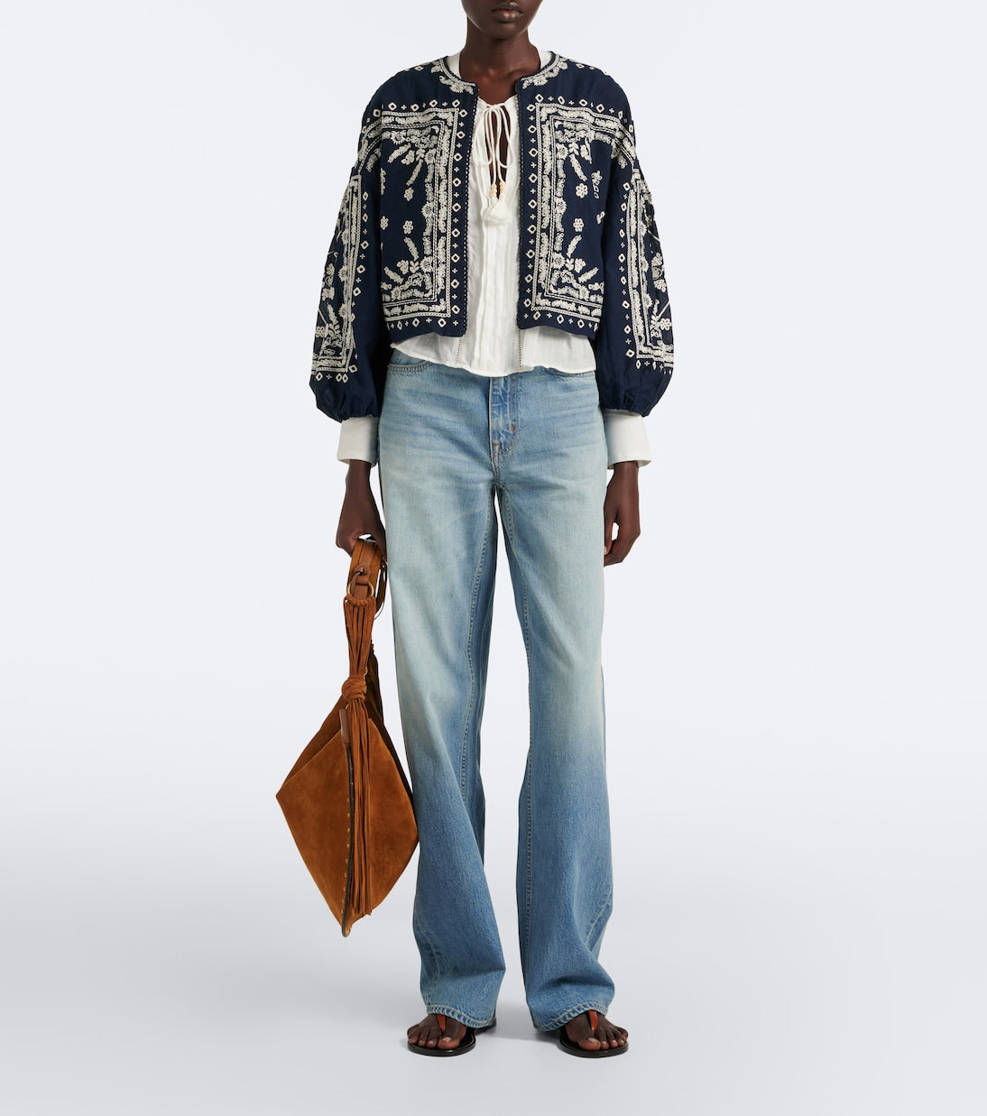 Veronica Beard - Sawyer ramie blouse