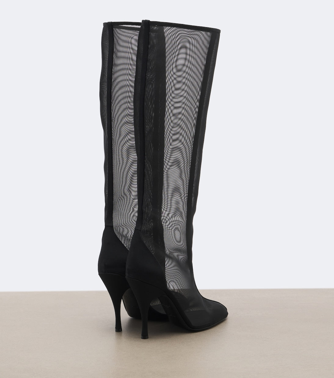 Alaïa - Mesh knee-high boots