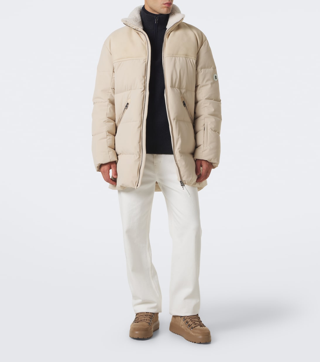 Bogner - Antwerp shearling-lined suede lace-up boots