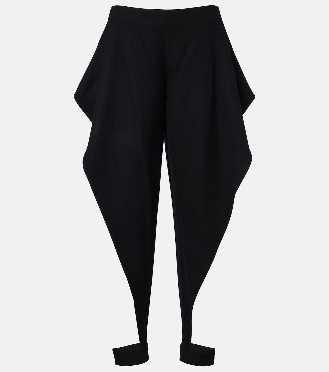 Alaïa - Draped wool-blend pants