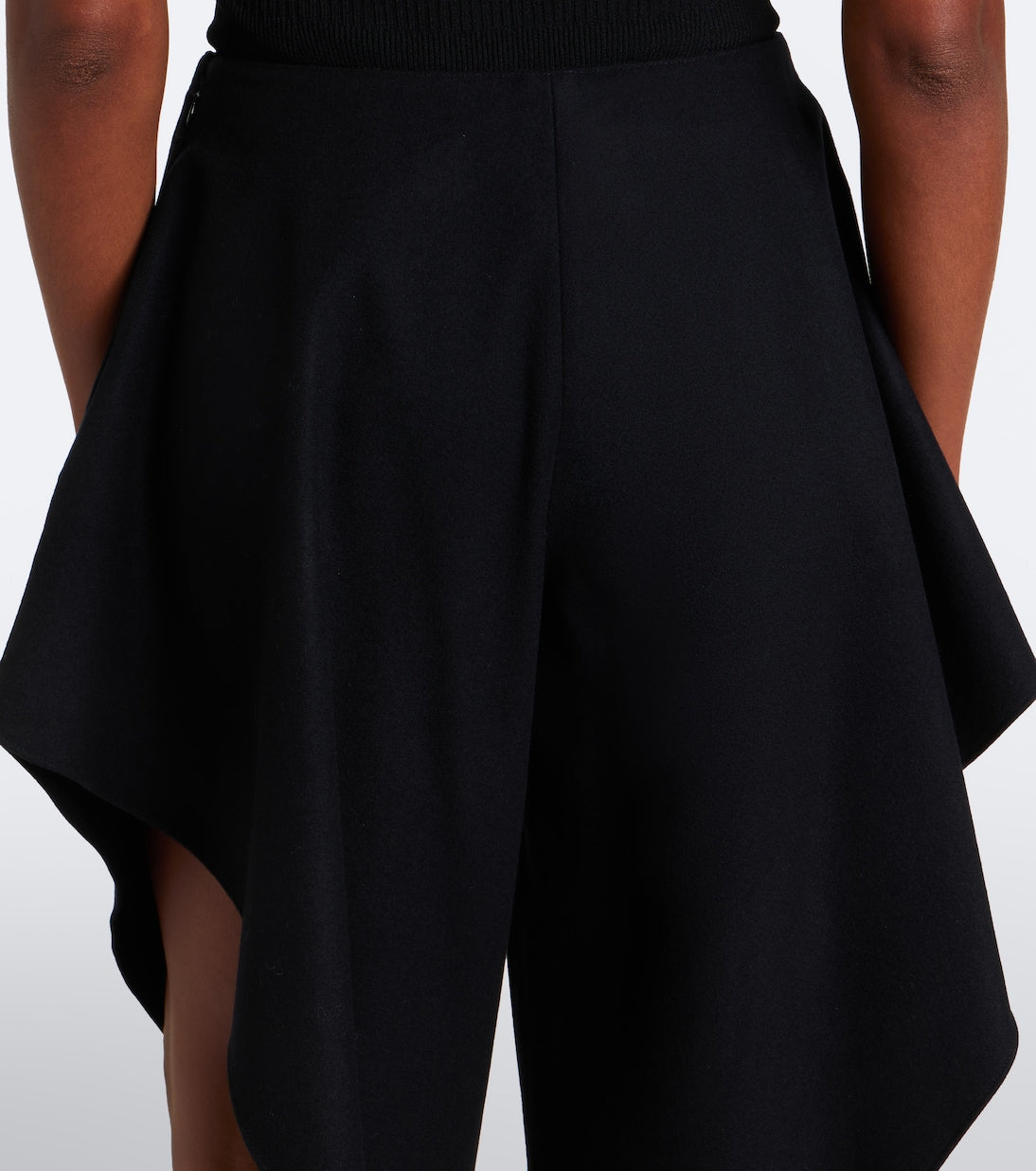 Alaïa - Draped wool-blend pants