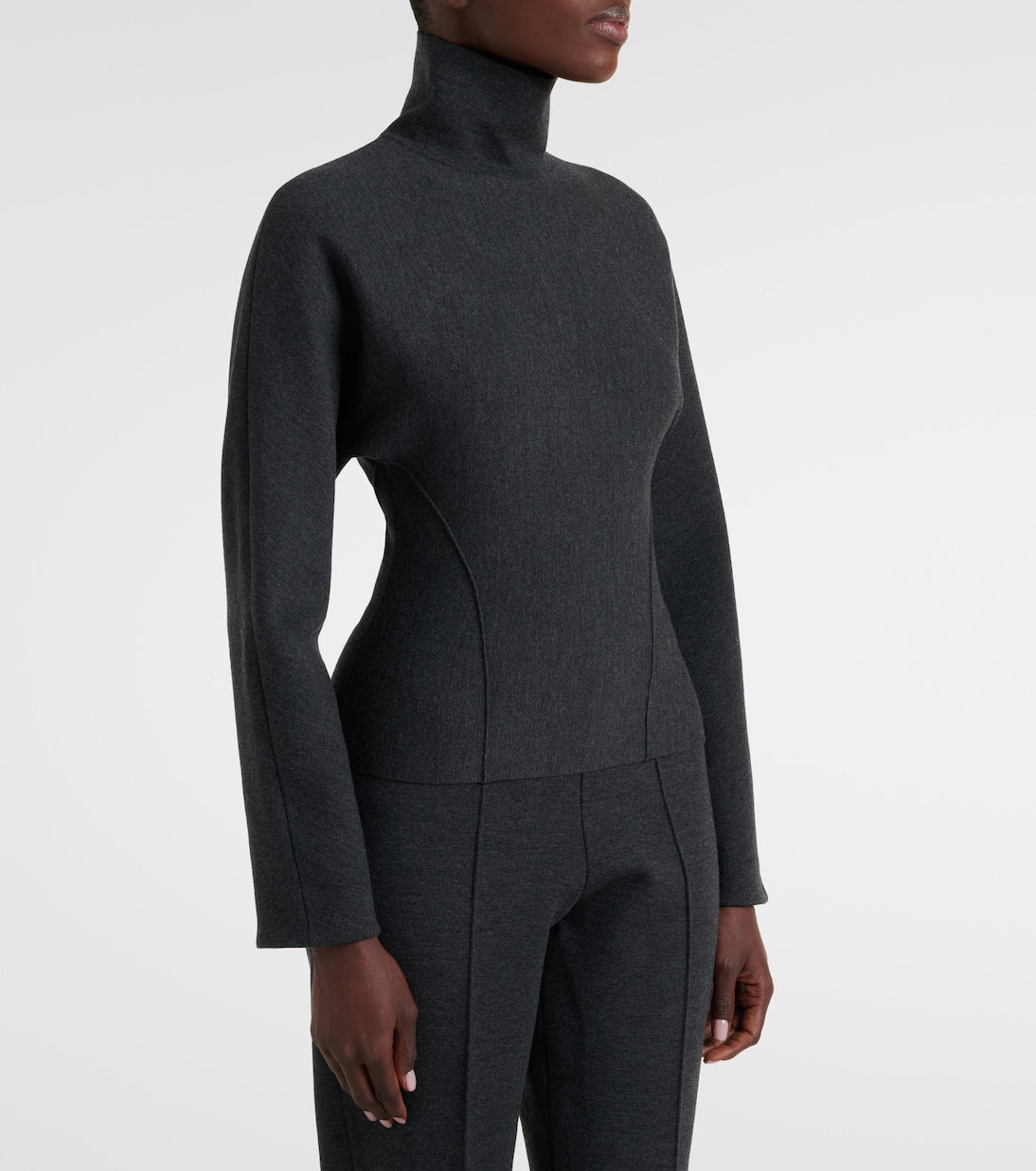 Alaïa - Wool-blend turtleneck sweater