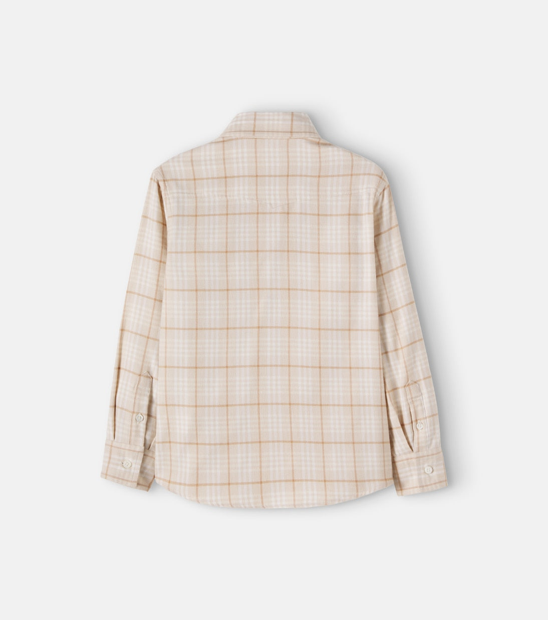 Brunello Cucinelli Kids - Checked cotton-blend flannel shirt