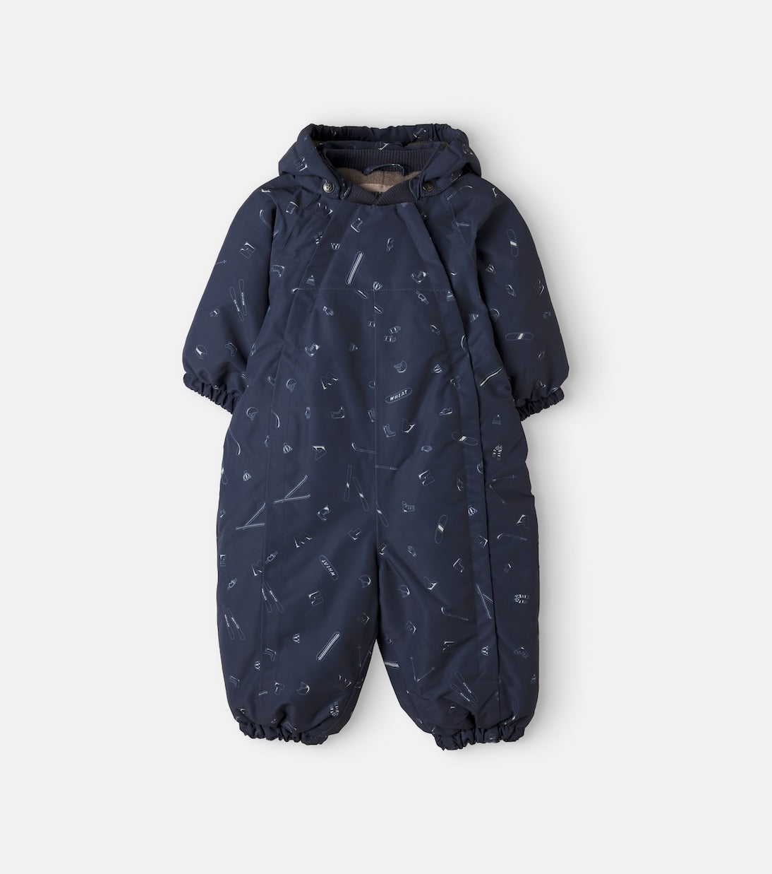 Wheat - Baby Adi printed snowsuit