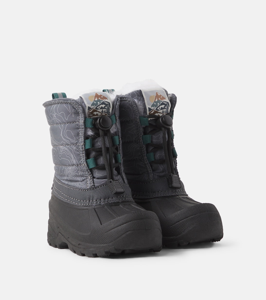 Wheat - Aleex printed snow boots