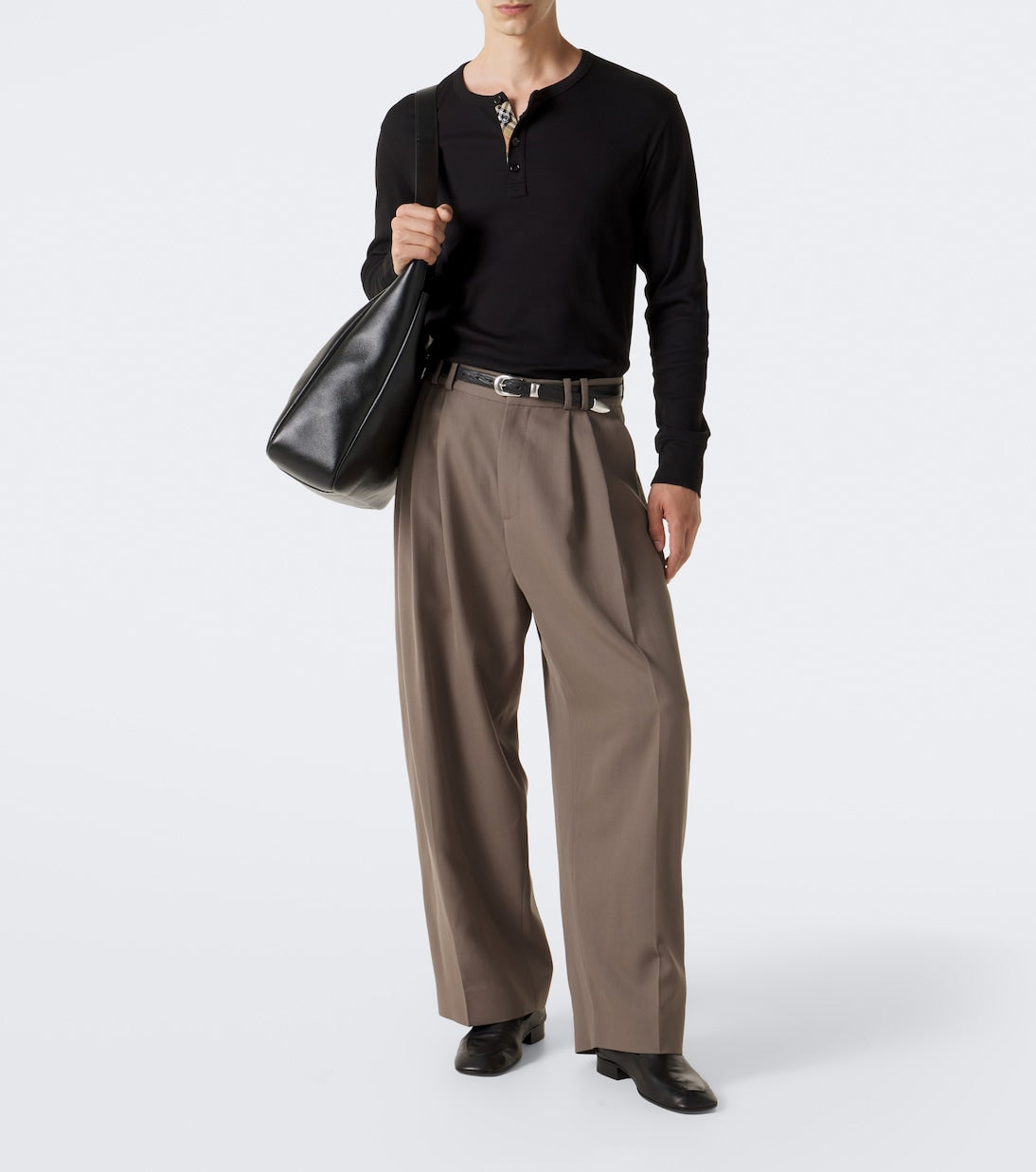 Burberry - Cotton Henley shirt
