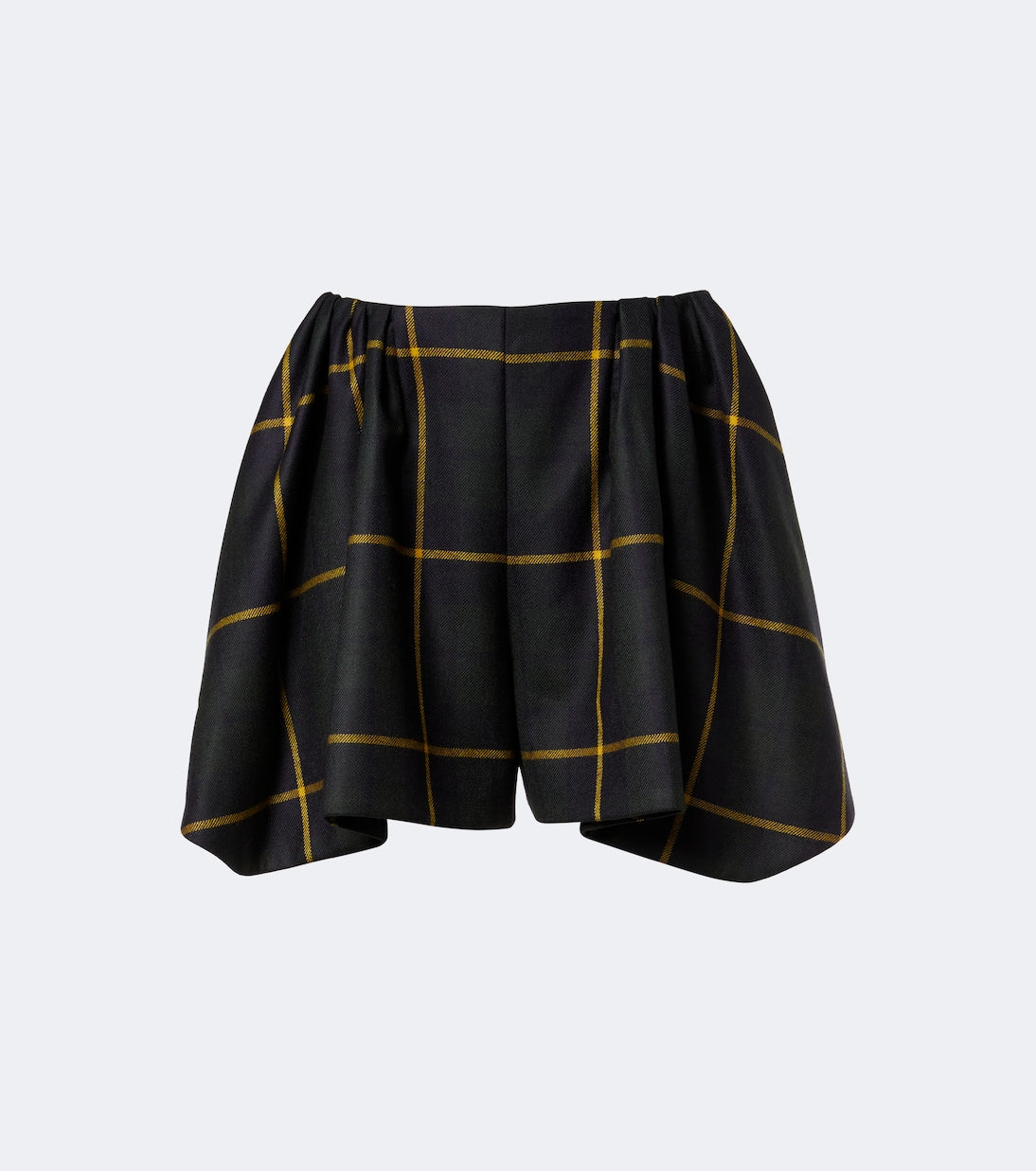 Patou - Checked virgin wool shorts