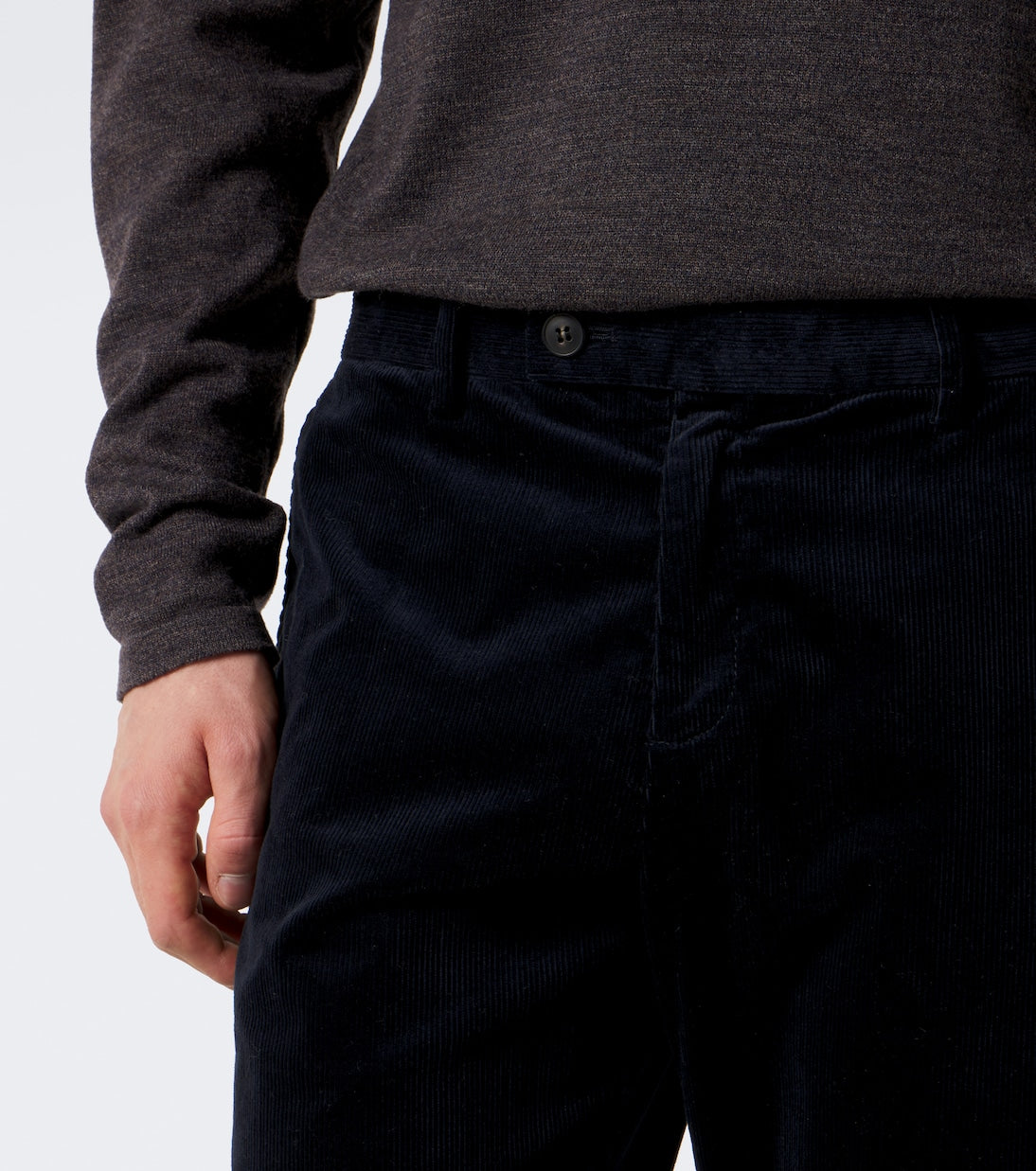 Sunspel - Cotton corduroy straight pants