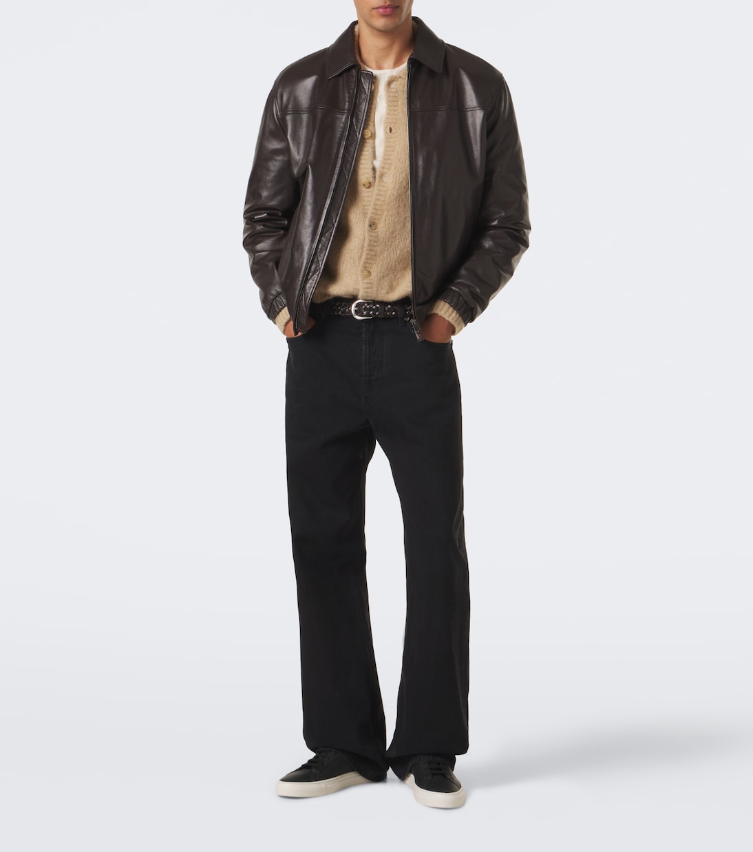 Common Projects - Achilles Piuma leather sneakers