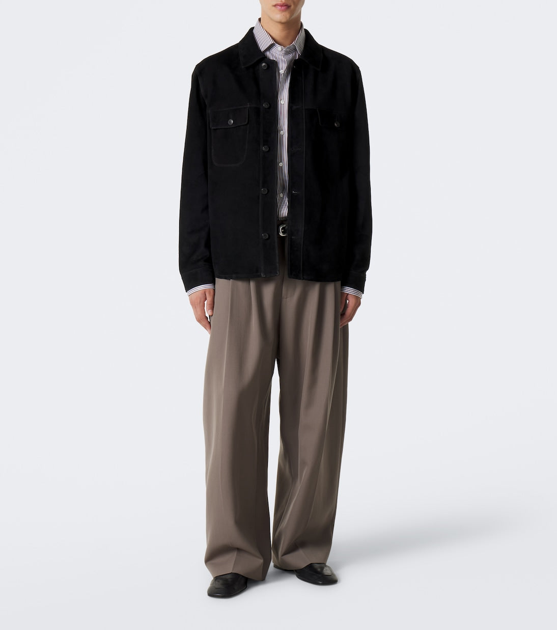 Sunspel - Suede overshirt
