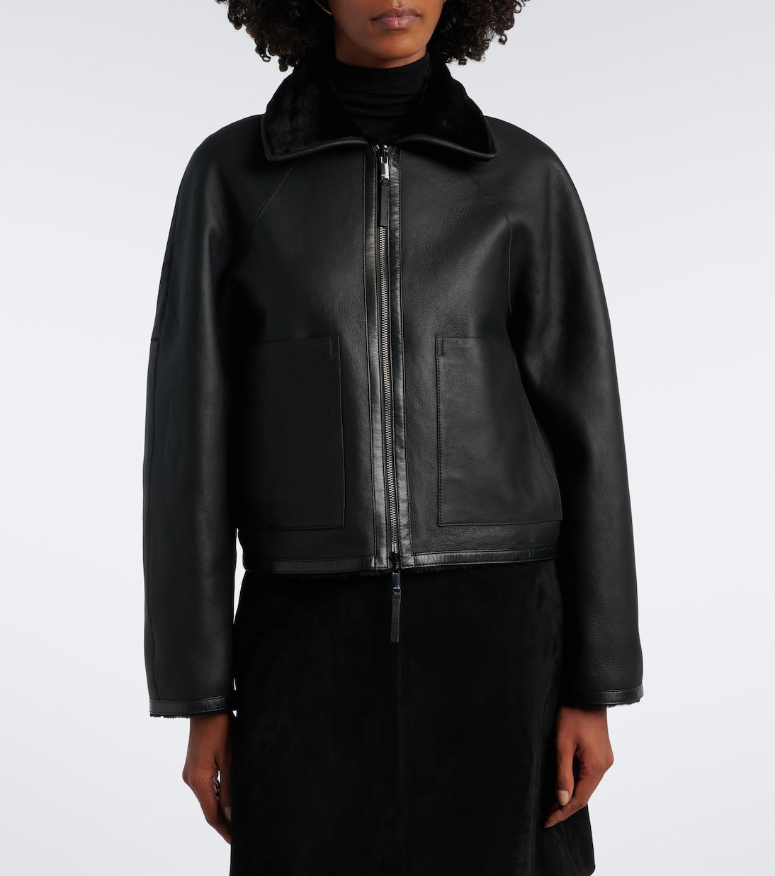 Joseph - Kyro reversible shearling and leather jacket