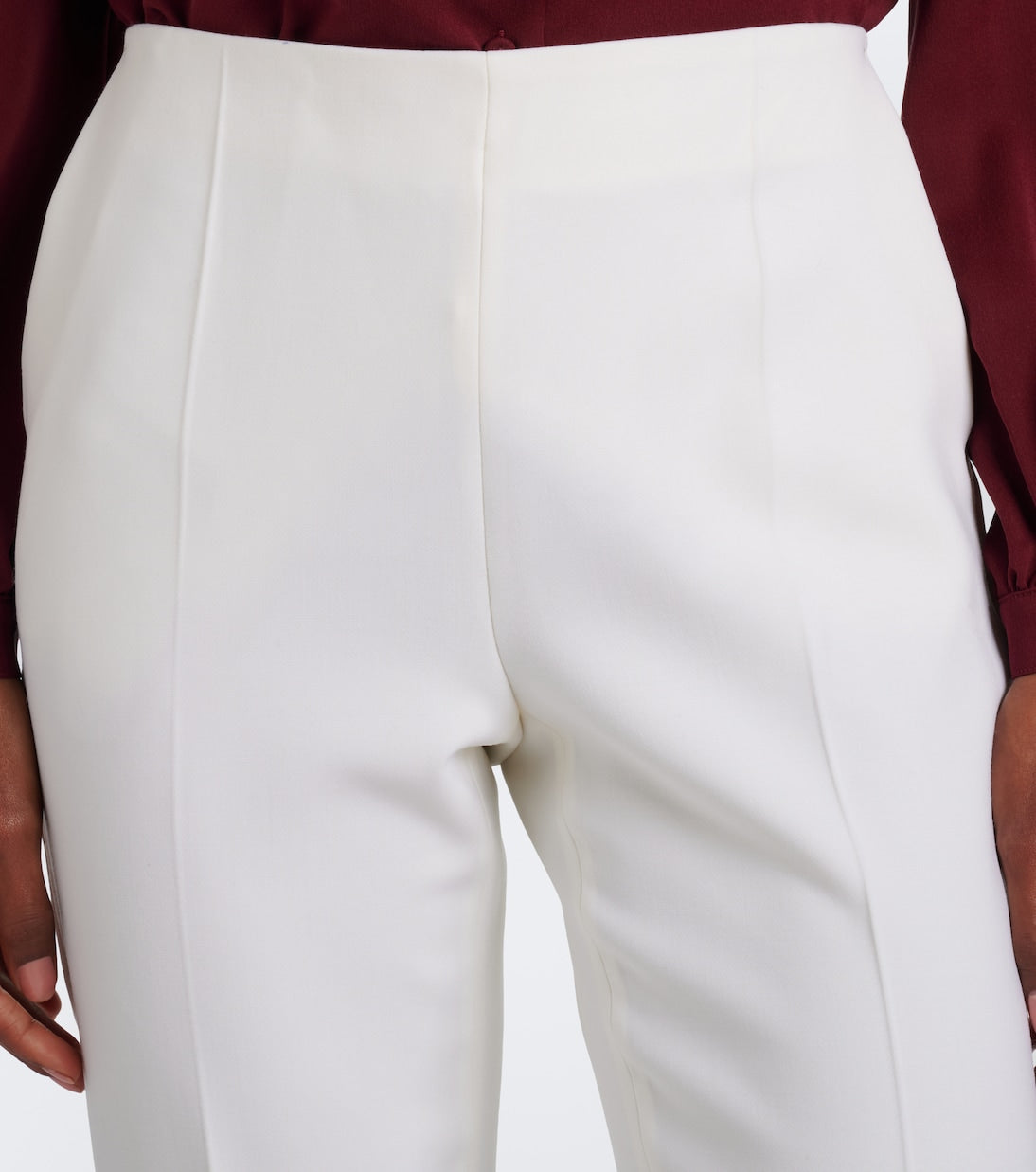 Max Mara - Wool-blend straight pants