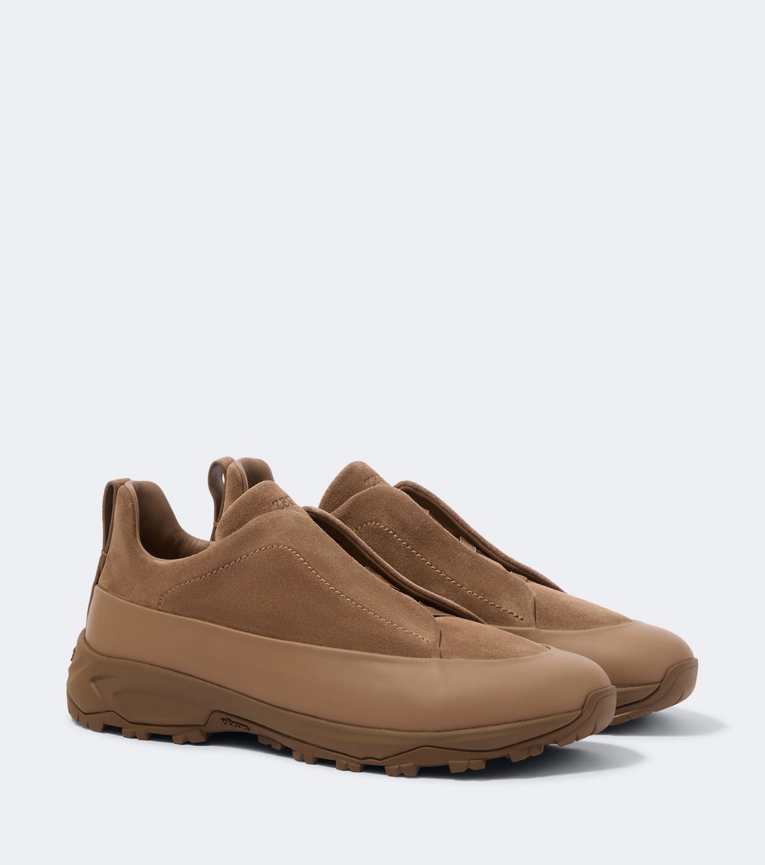 Zegna - Triple Stitch Monte suede sneakers