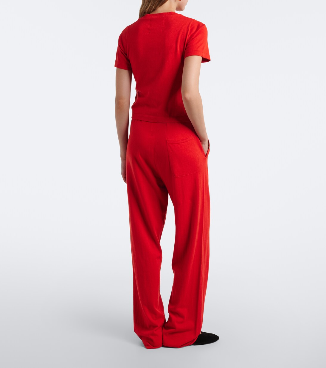 Extreme Cashmere - N°353 Relax cotton and cashmere straight pants