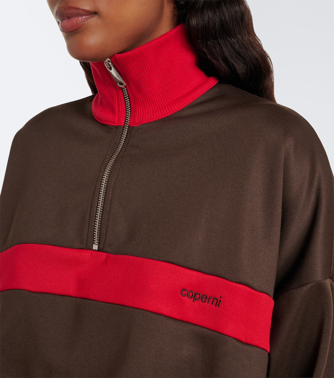 Coperni - Jersey sweatshirt dress