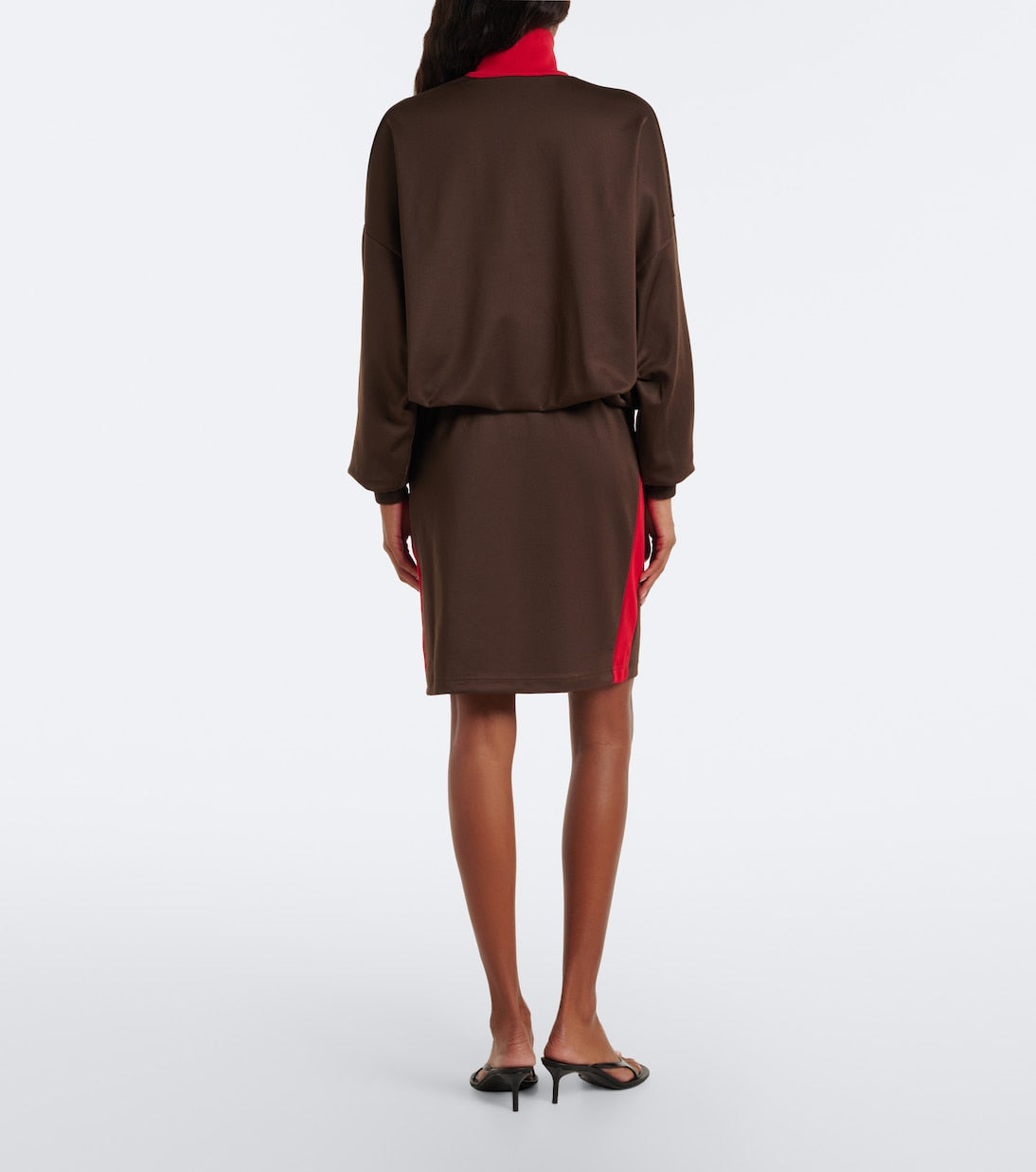 Coperni - Jersey sweatshirt dress