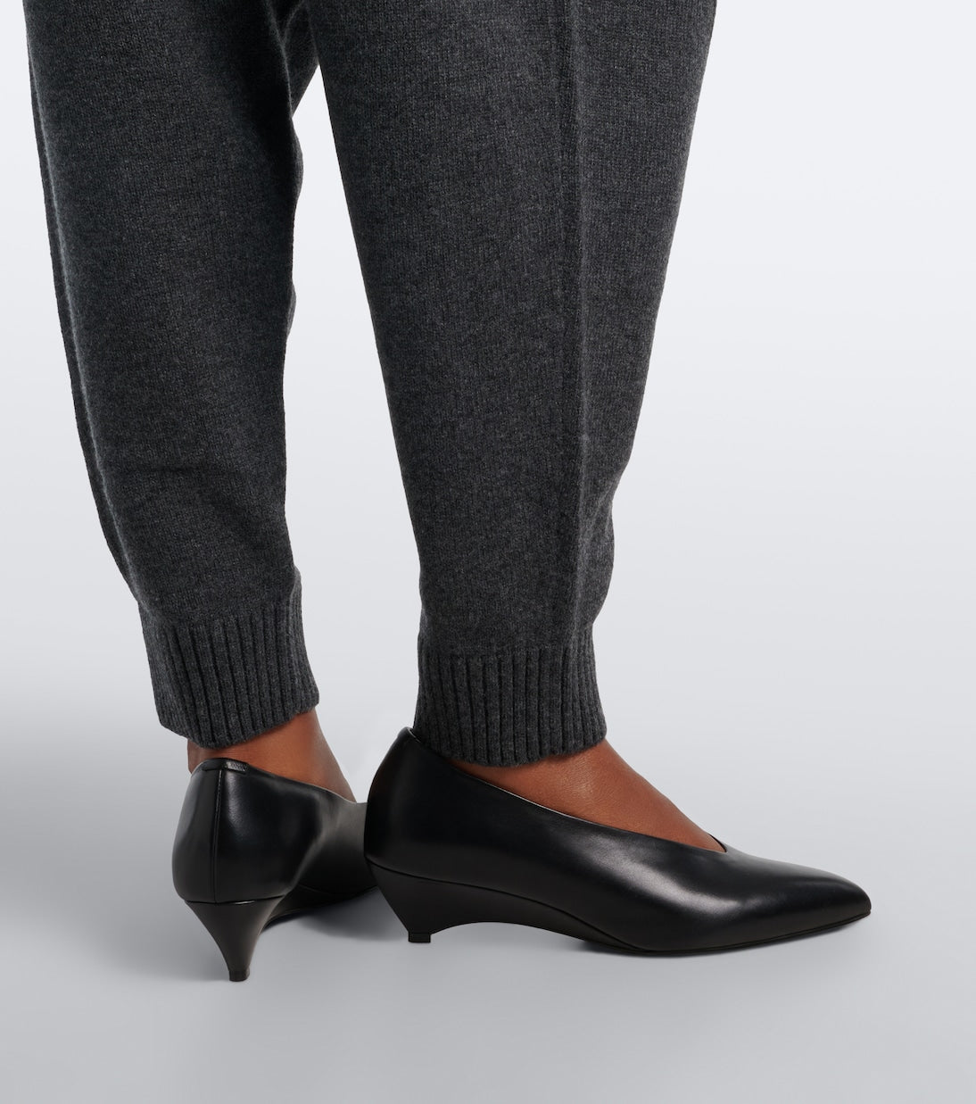 Coperni - Wool and cashmere tapered pants