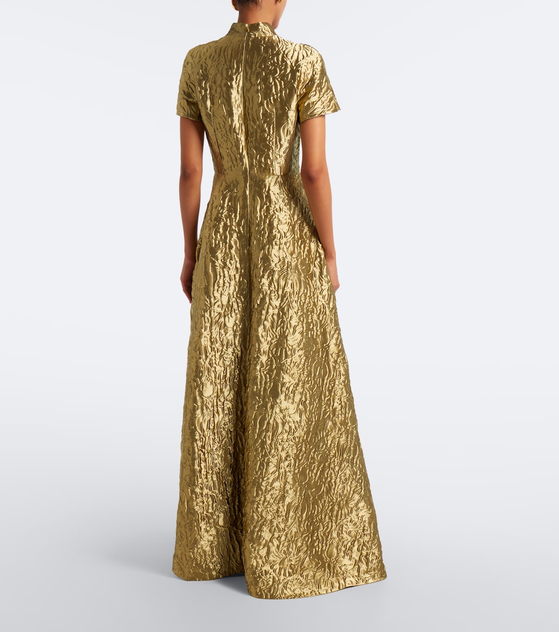 Emilia Wickstead - Malinda metallic-effect cloqué gown