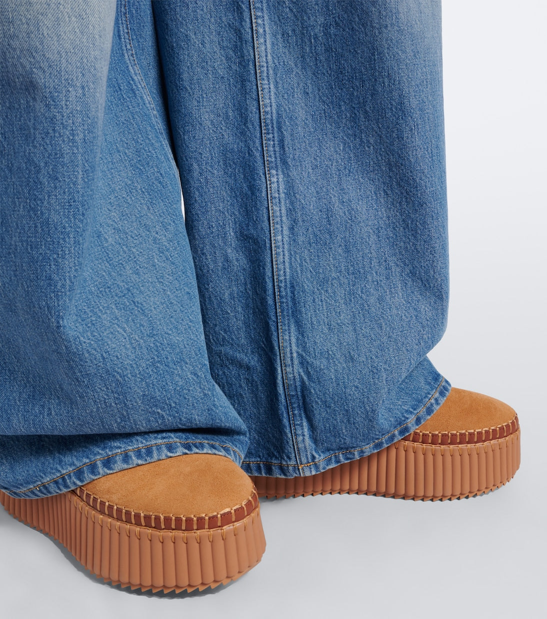 Chloé - Nama suede platform ankle boots